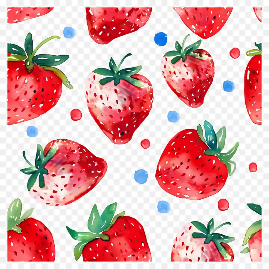 Motif Fraise，Fraises PNG