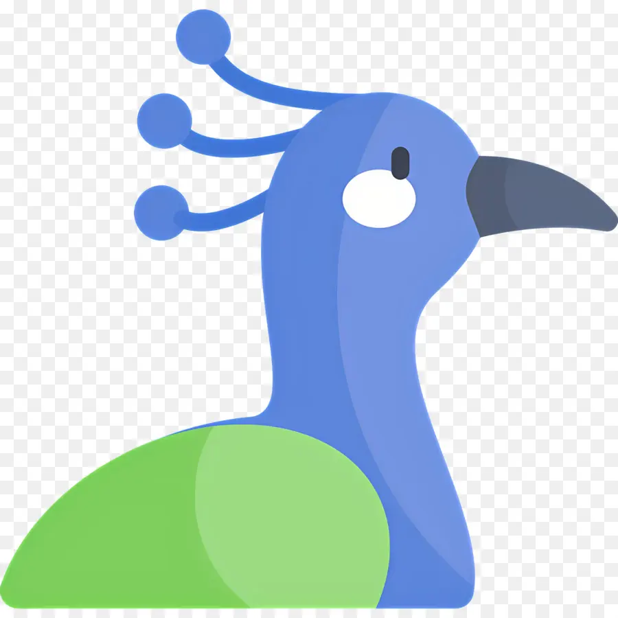 Paon，Oiseau Bleu PNG