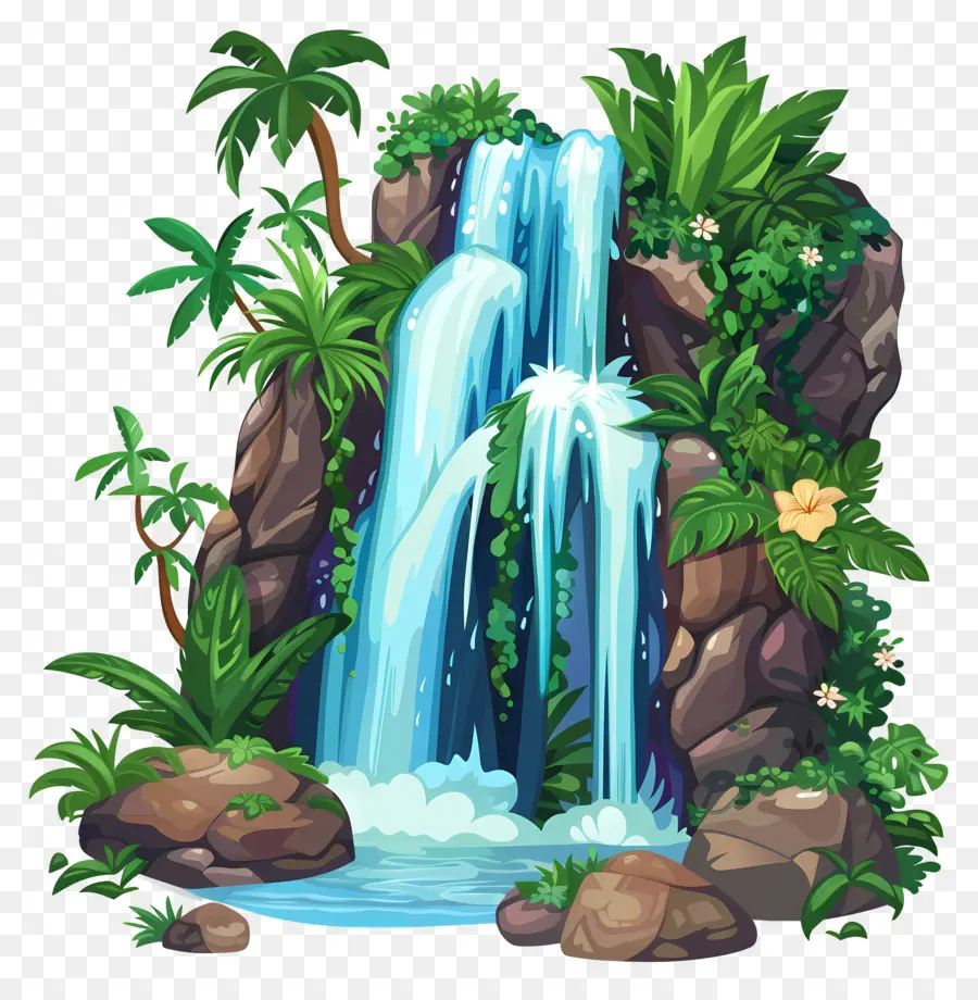 Cascade De La Jungle，Cascade PNG