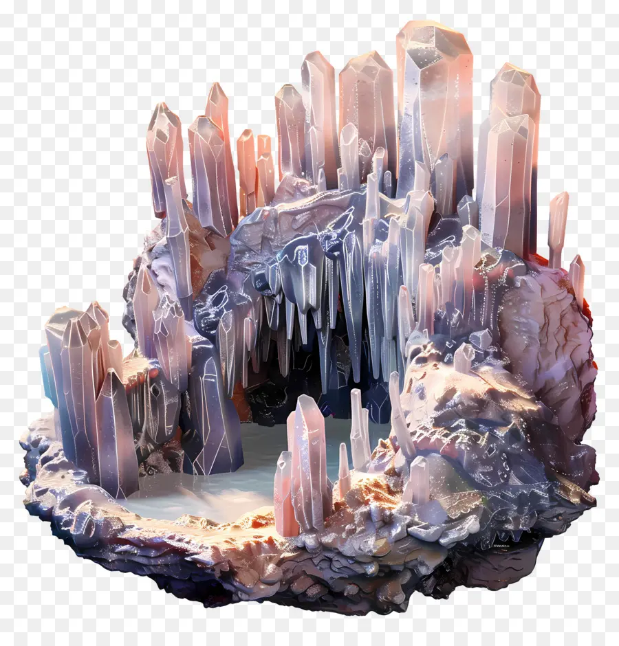 Stalactite De La Grotte，Grotte De Cristal PNG