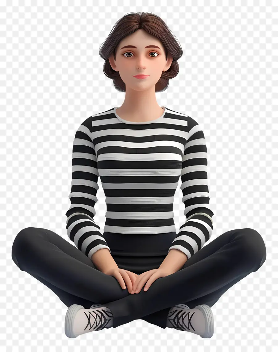 Femme，Femme Assise PNG