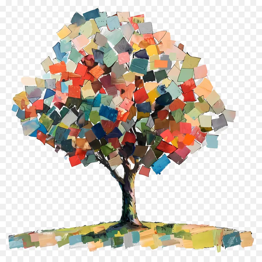 Arbre，Arbre Coloré PNG