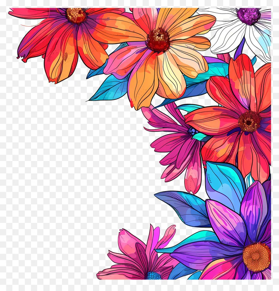 Fond De Fleurs，Fleurs PNG