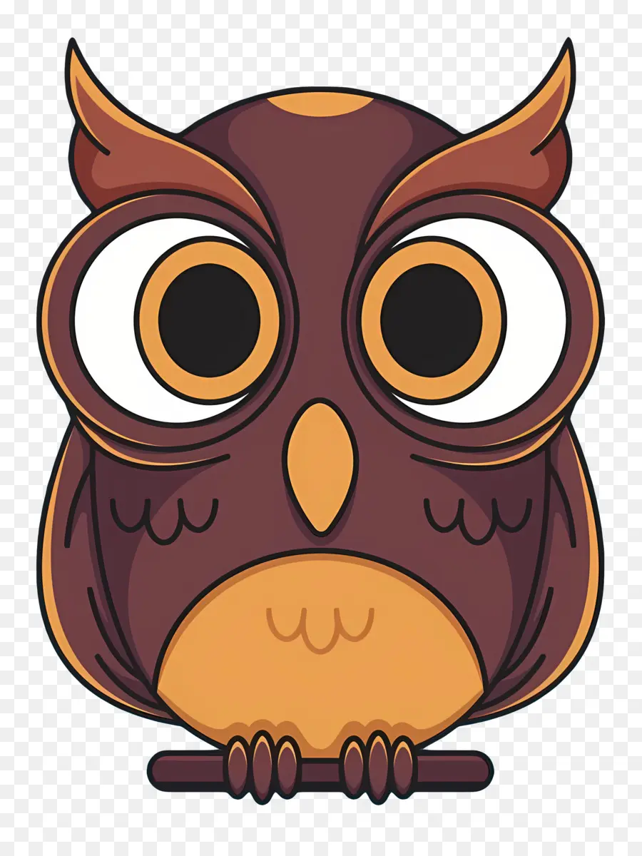 Chouette Mignonne，Hibou Violet PNG