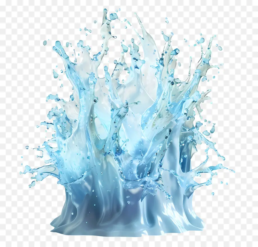 Eau éclaboussée De Glace，Éclaboussure D'eau PNG