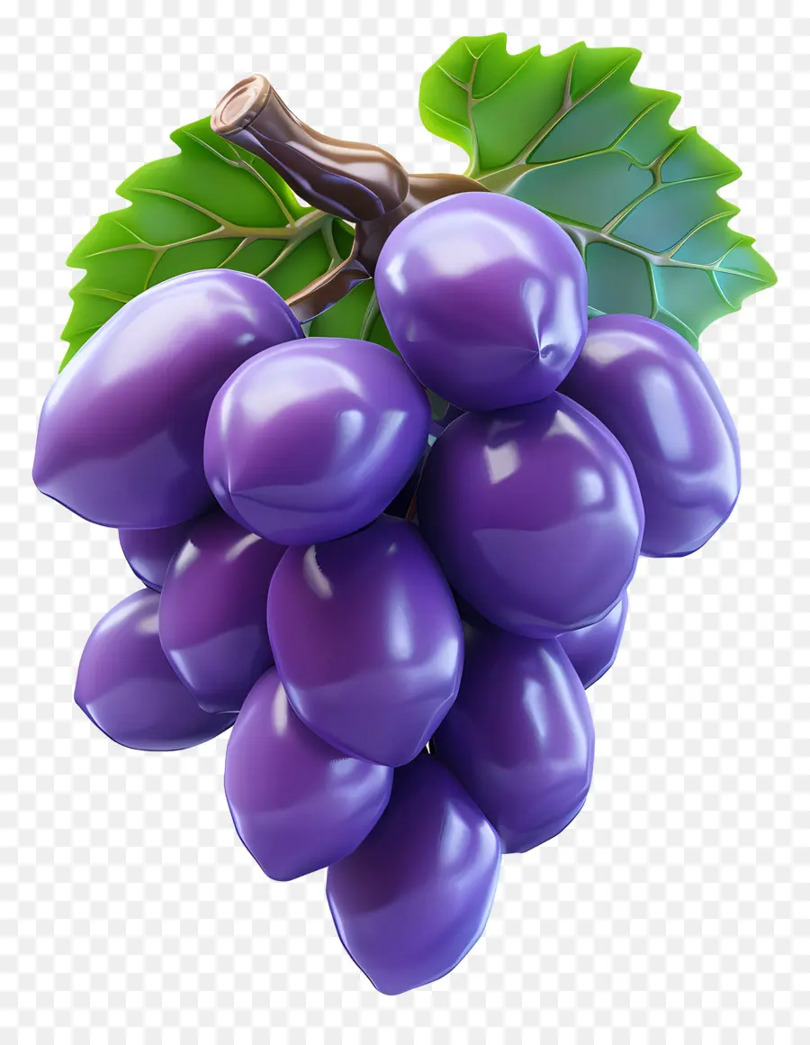 Grappe De Raisin，Raisins Violets PNG