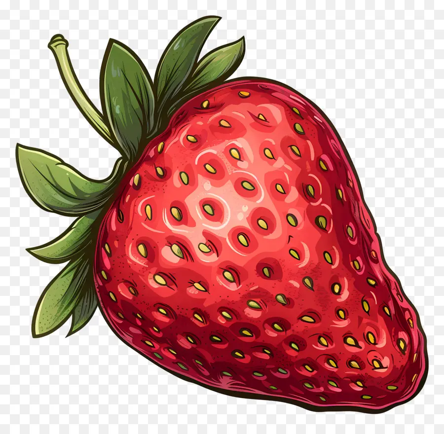 Fraise De Dessin Animé，Fraise PNG