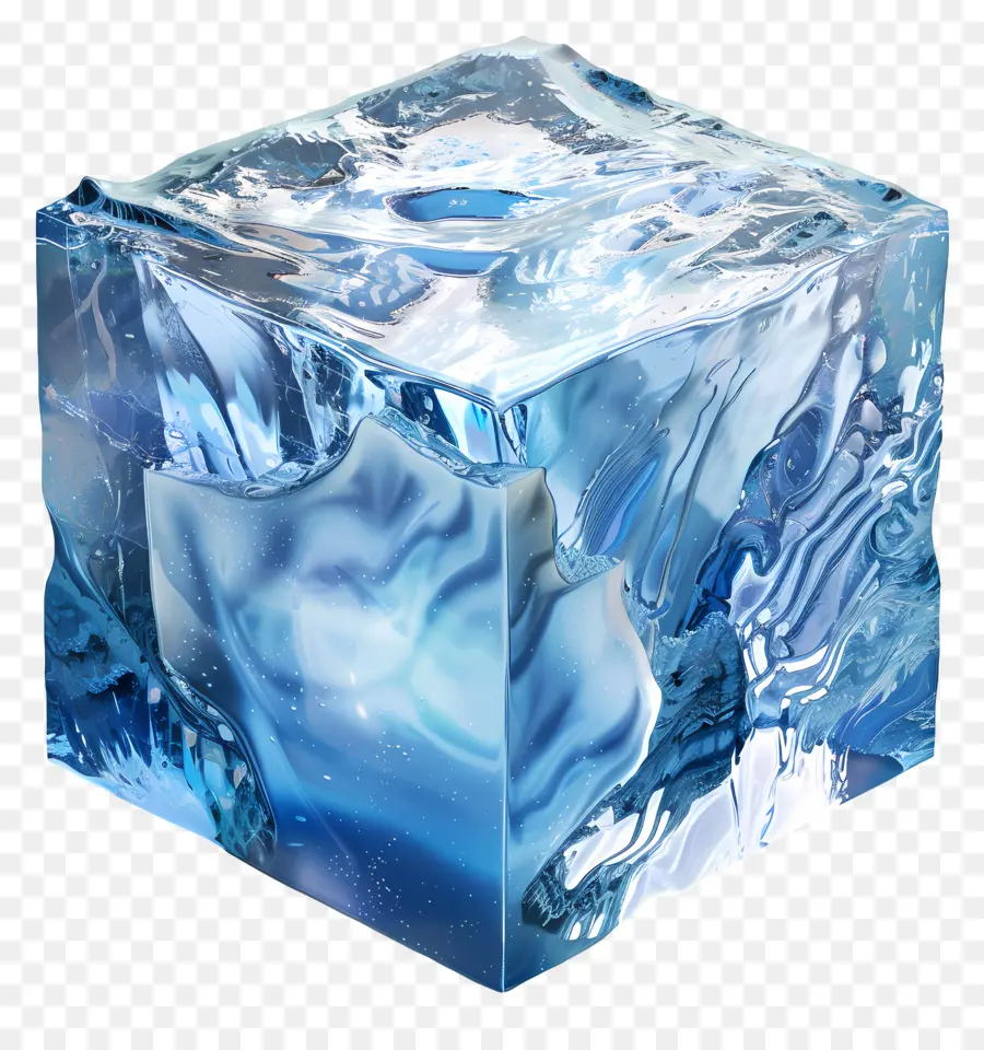 Bloc De Glace，Glaçon Coloré PNG