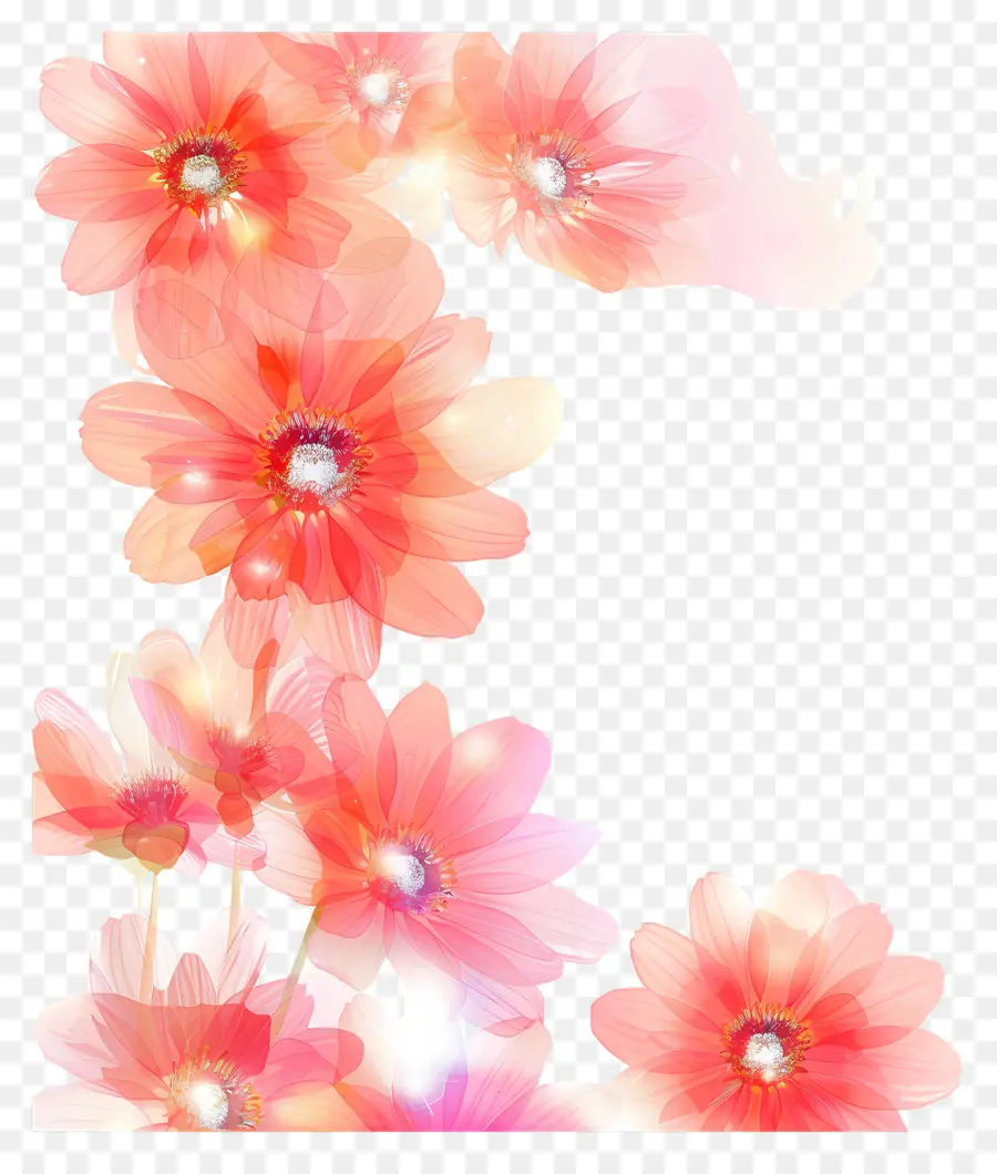 Fond De Fleurs，Floral Numéro Un PNG