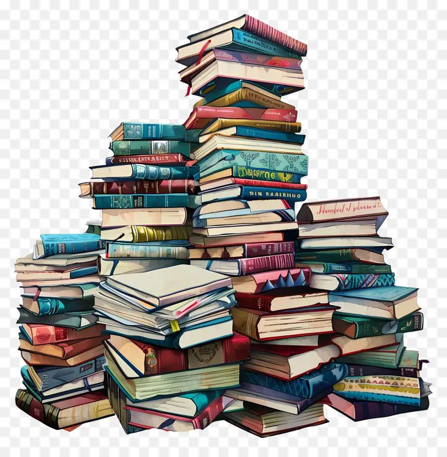 Des Piles De Livres，Pile De Livres PNG