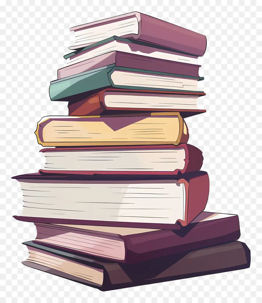 Des Piles De Livres，Pile De Livres PNG