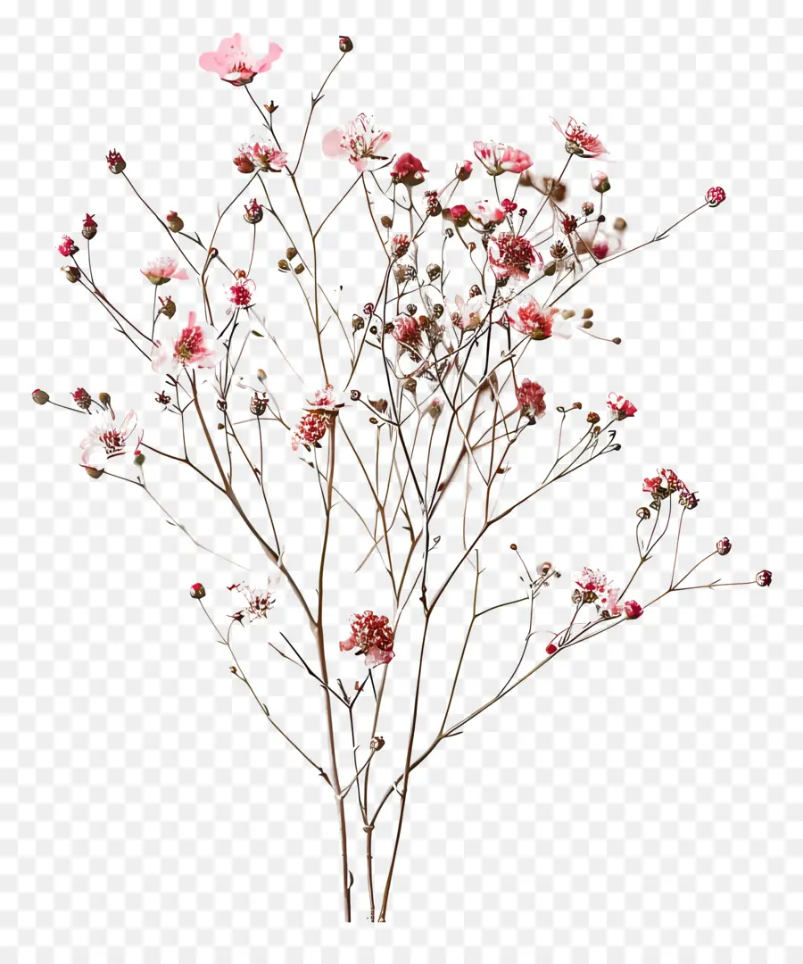 Fond De Fleurs，Branches De Fleurs PNG