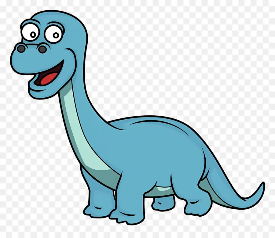 Dinosaure De Dessin Animé，Dinosaure Bleu PNG