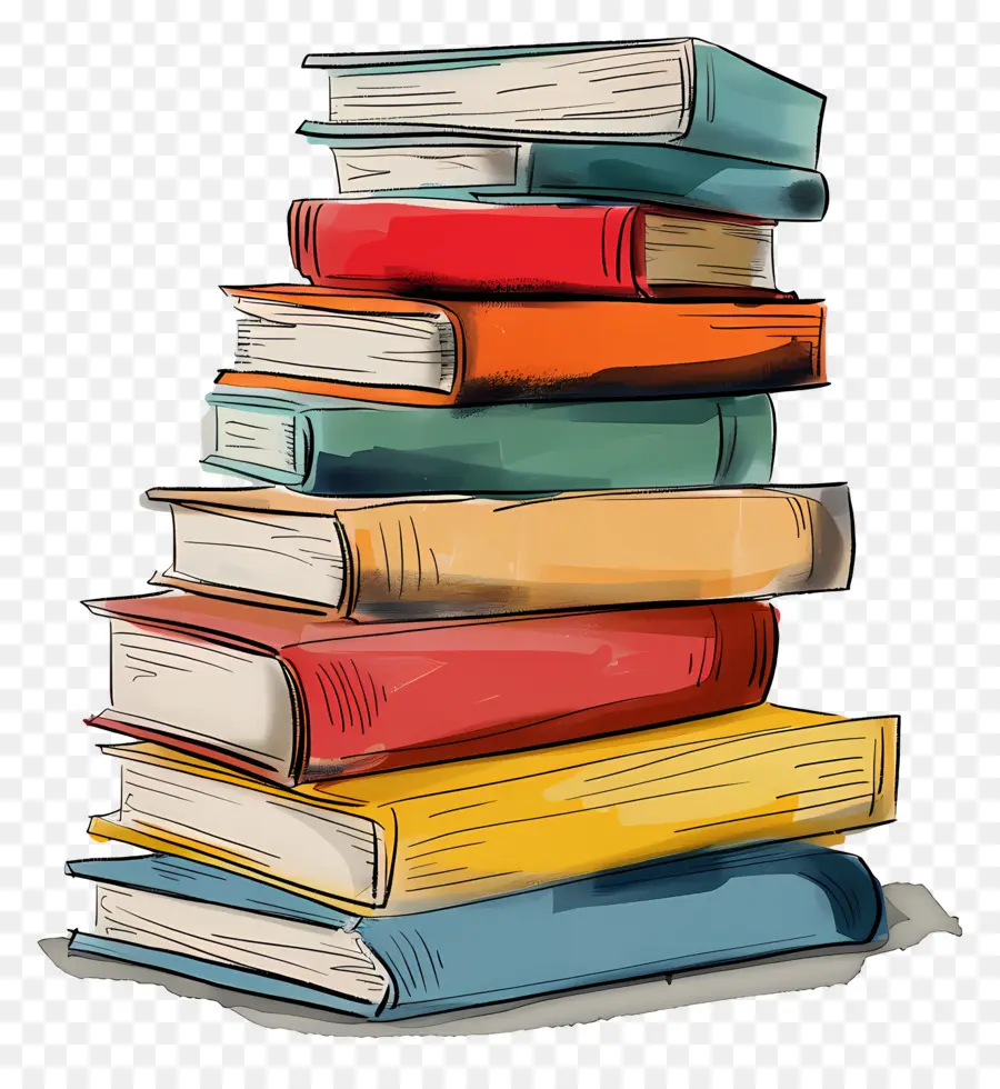 Des Piles De Livres，Pile De Livres PNG