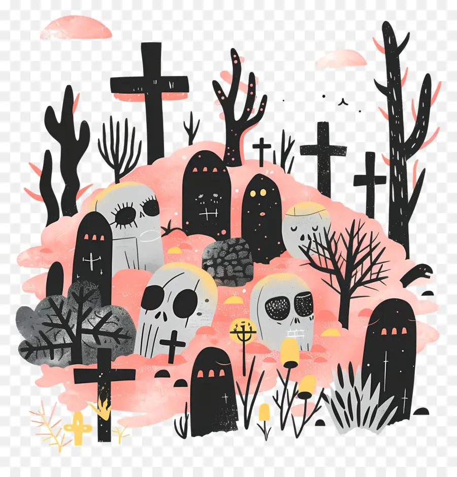 Cimetière De Zombies，Cimetière PNG