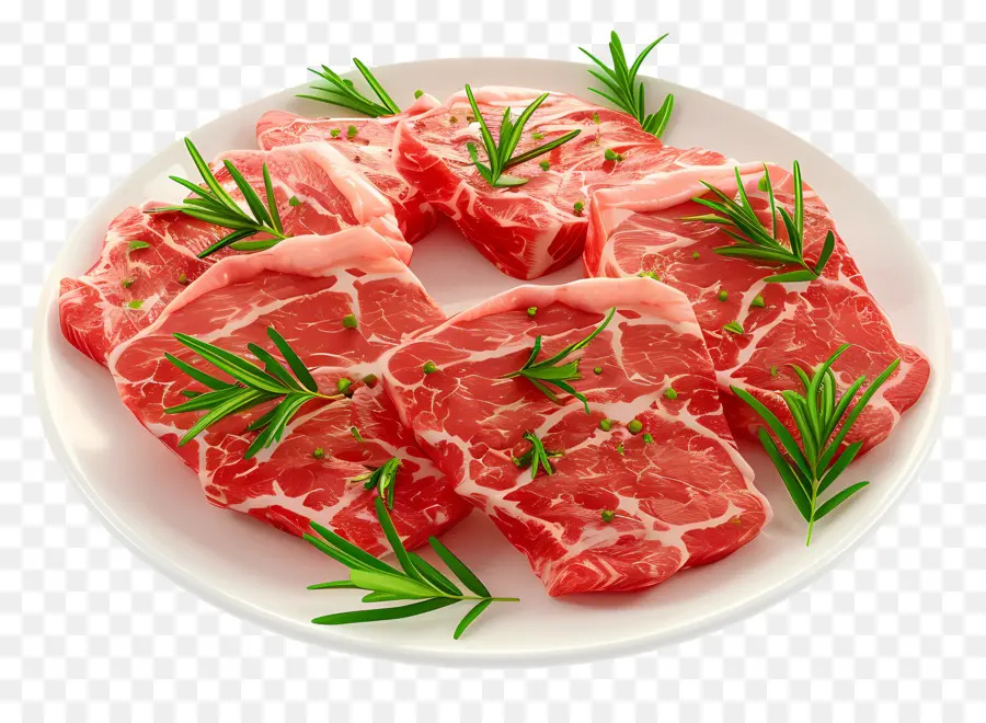 Viande Fraîche，Viande Crue Aux Tomates PNG