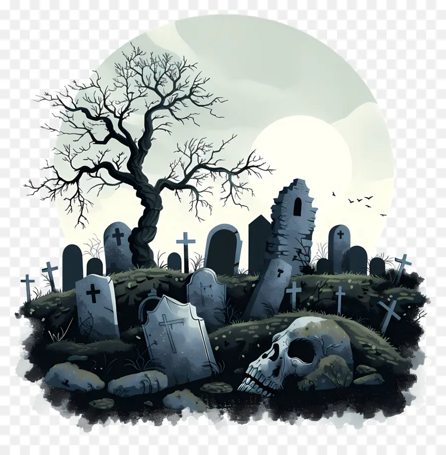 Cimetière De Zombies，Cimetière PNG