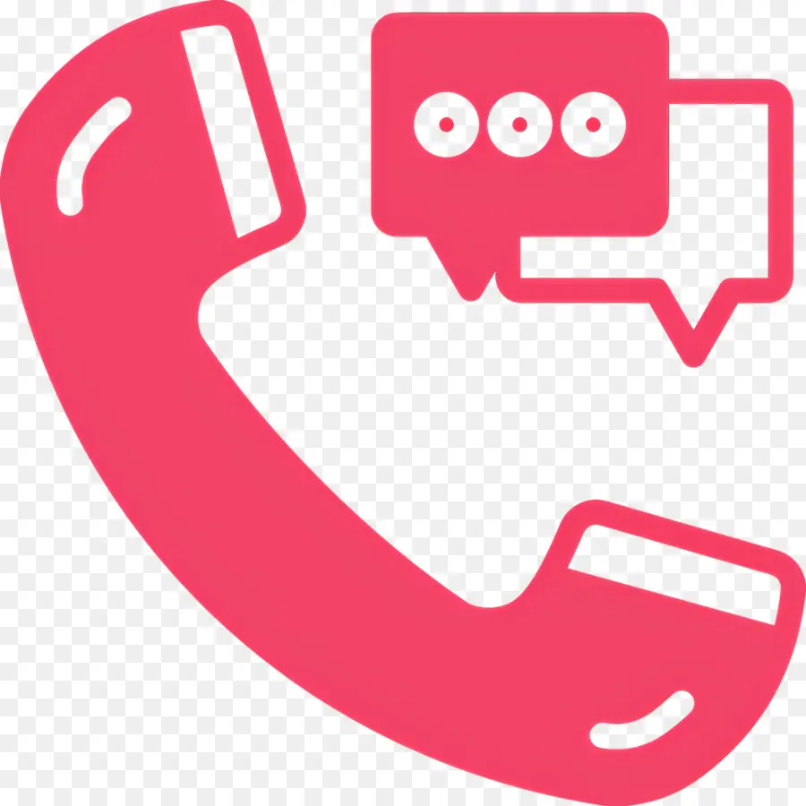 Appel Téléphonique，Téléphone Rose PNG