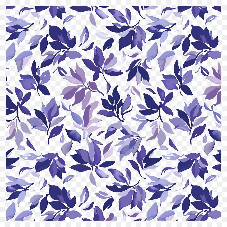 Motif De Feuilles，Feuilles Violettes PNG