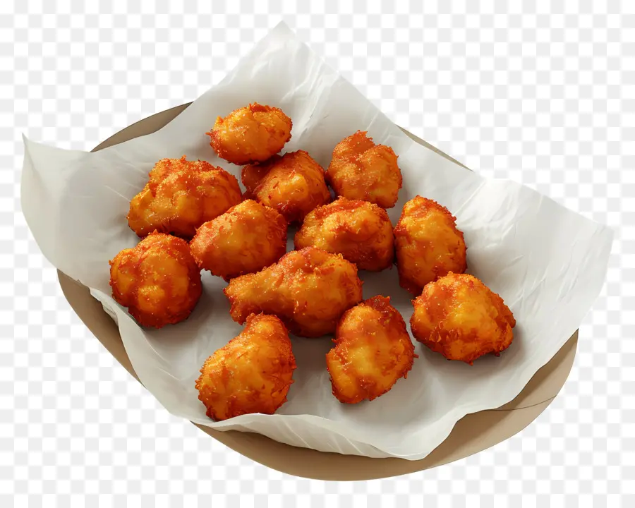 Bouchées De Poulet épicées，Nuggets De Poulet Frits PNG