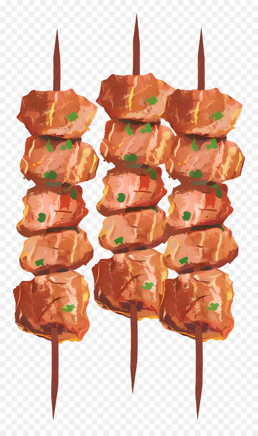 Brochettes De Viande，Brochettes De Viande Grillée PNG