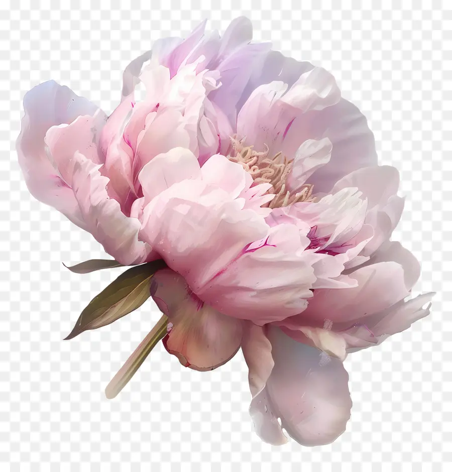 Pivoine Rose，Fleur Rose PNG