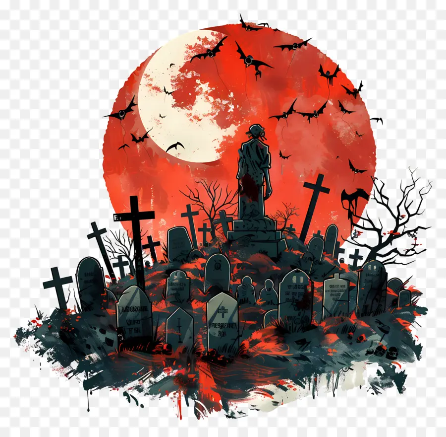 Cimetière De Zombies，Cimetière PNG