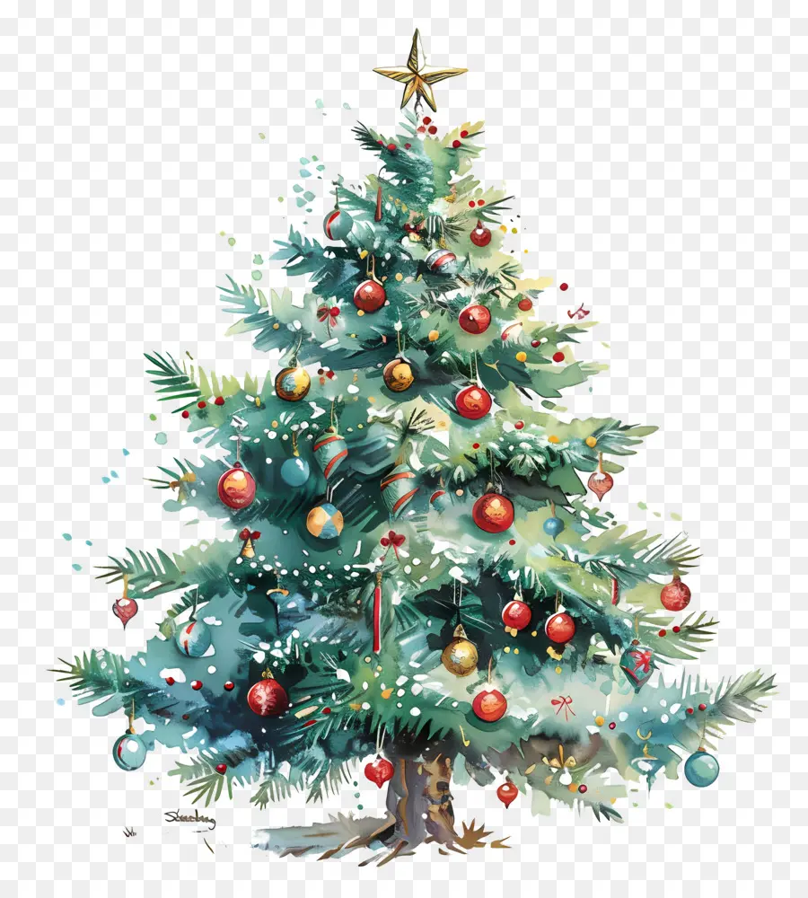 Arbre De Noël，Ornements PNG