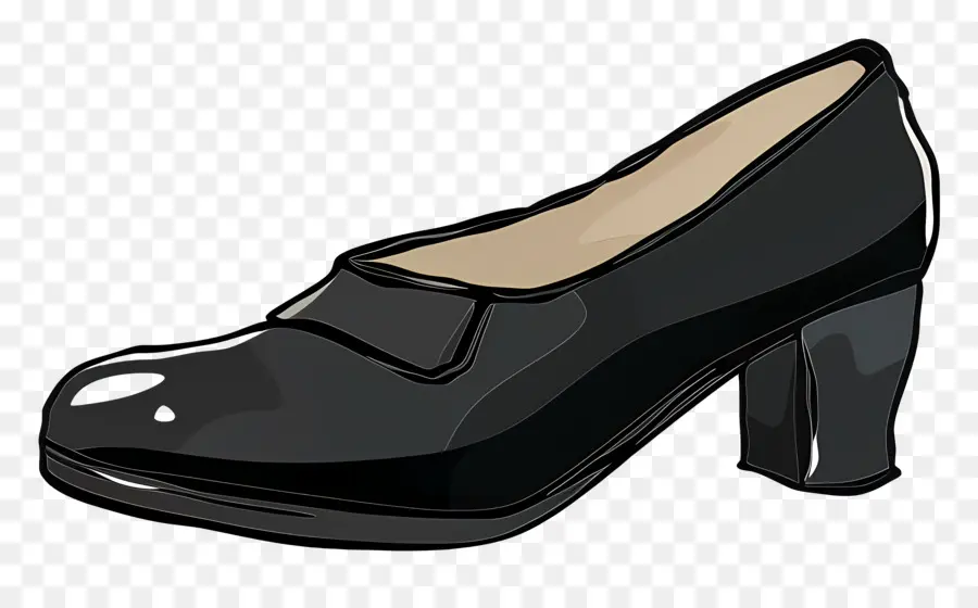 Chaussure à Talons Noire，Talons Hauts PNG