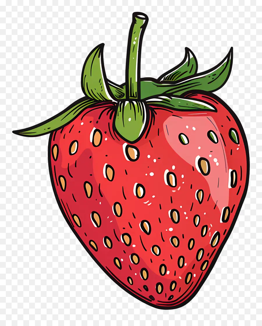 Fraise De Dessin Animé，Fraise PNG