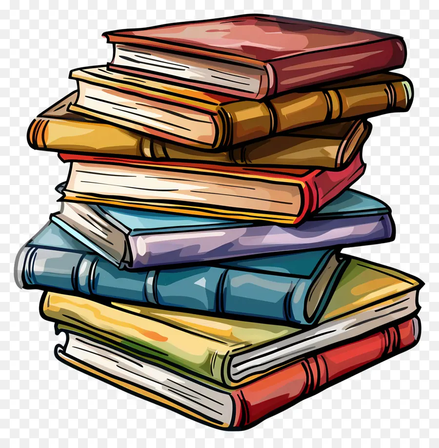 Des Piles De Livres，Pile De Livres PNG