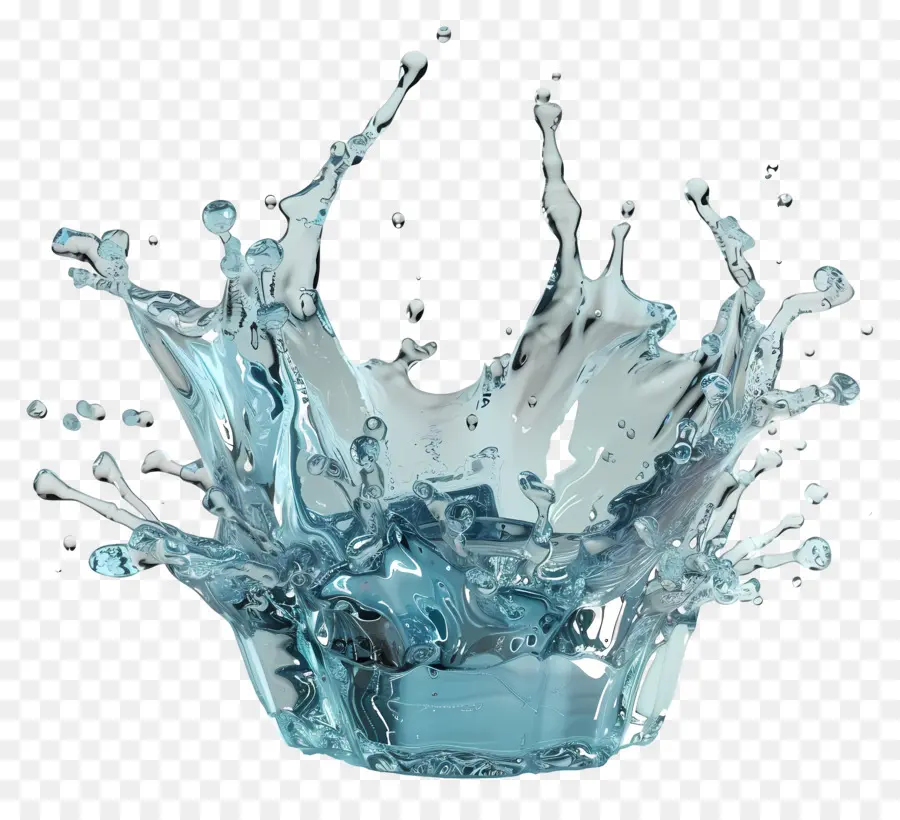 Eau éclaboussée De Glace，Eau PNG