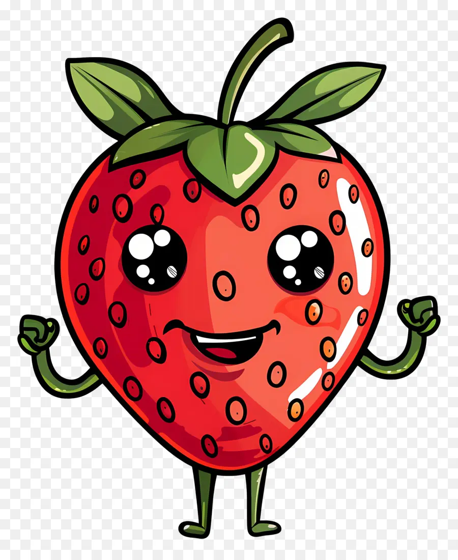 Fraise De Dessin Animé，Fraise PNG