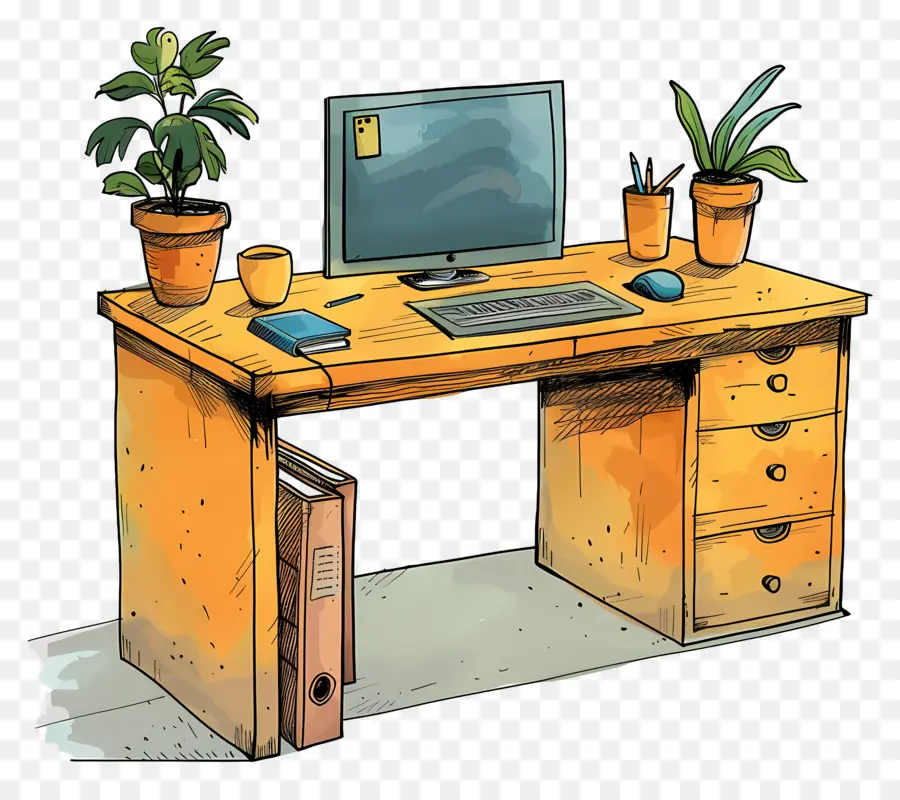 Bureau，Ordinateur Portable PNG