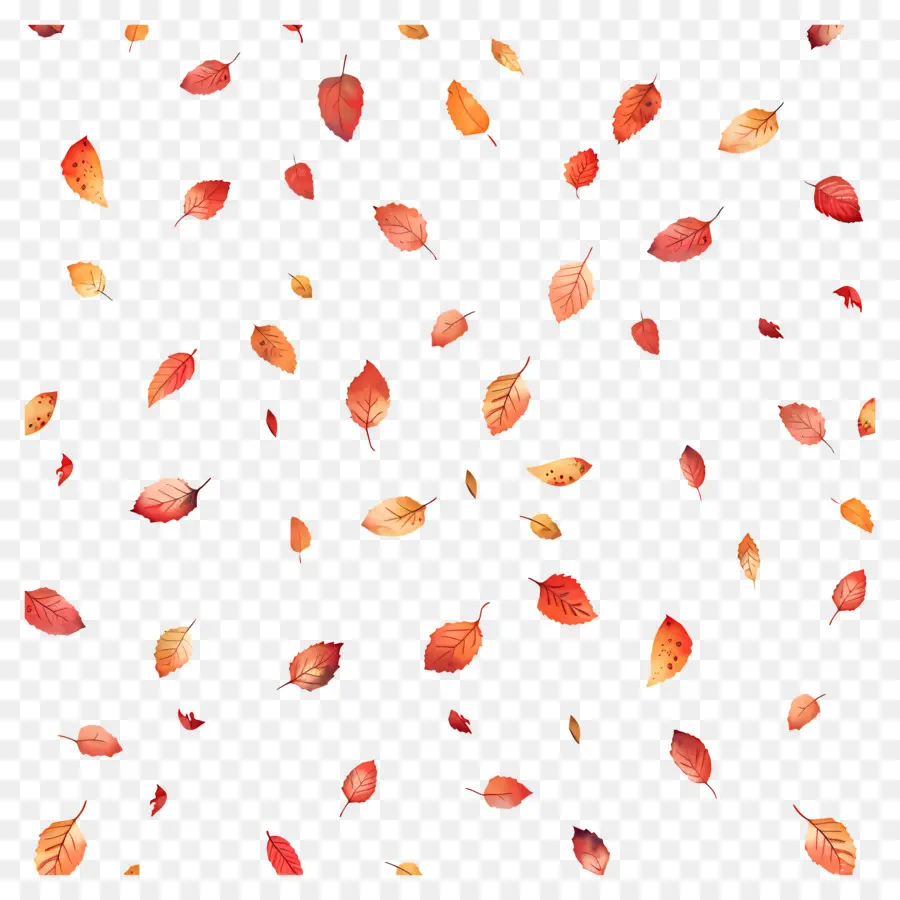 Fond D'automne，Feuilles PNG