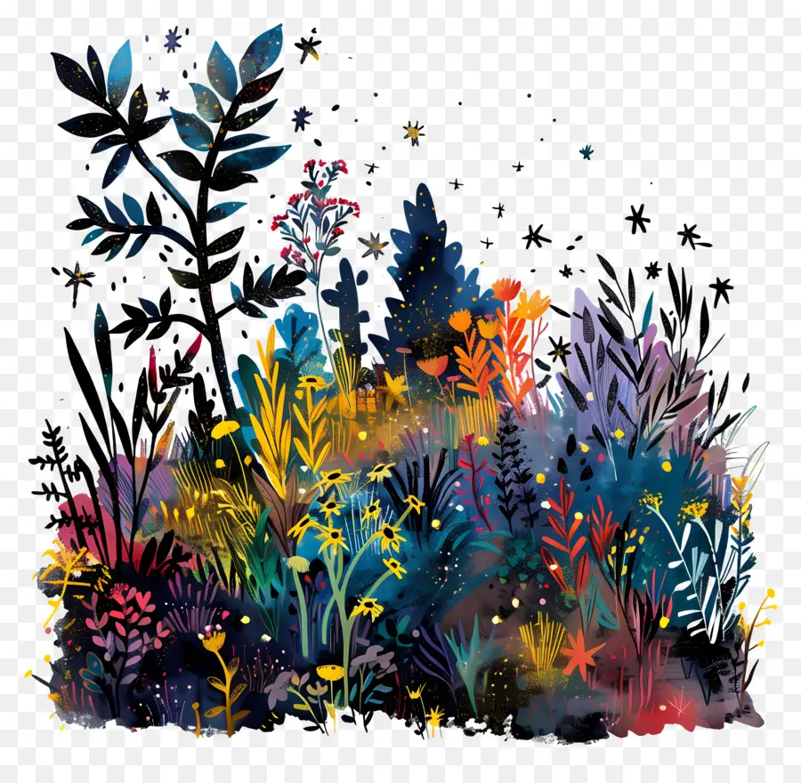 Jardin，Forêt Aquarelle PNG