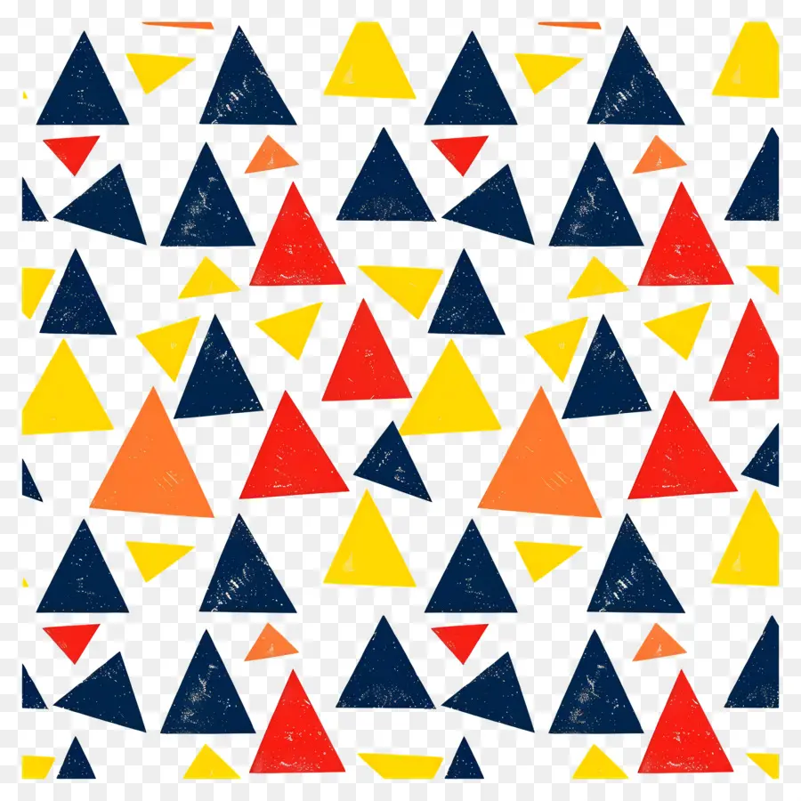 Fond Abstrait，Triangles Colorés PNG