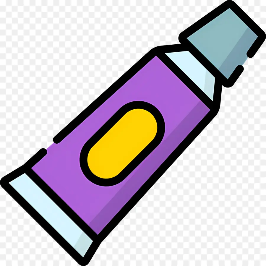 Bouteille De Peinture，Tube Violet PNG