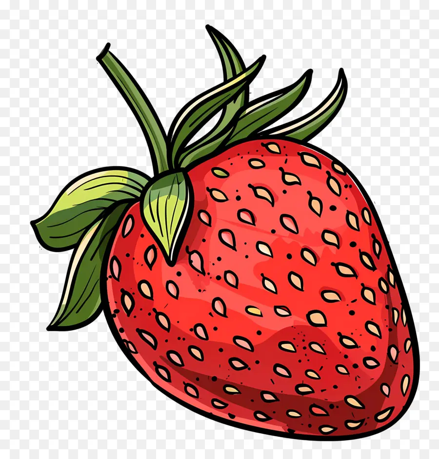 Fraise De Dessin Animé，Fraise PNG