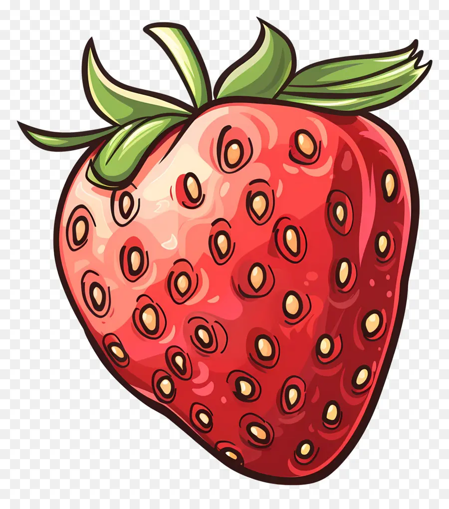 Fraise De Dessin Animé，Fraise PNG