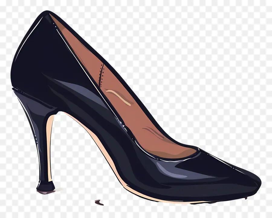 Chaussure à Talons Noire，Talons Hauts PNG