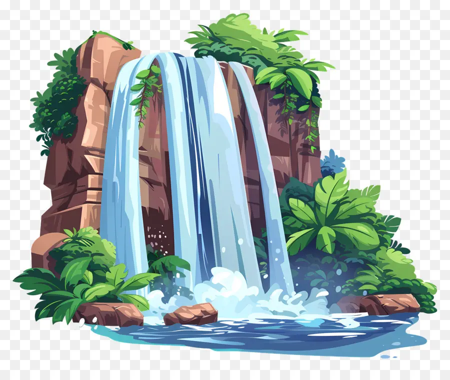 Cascade，Eau PNG