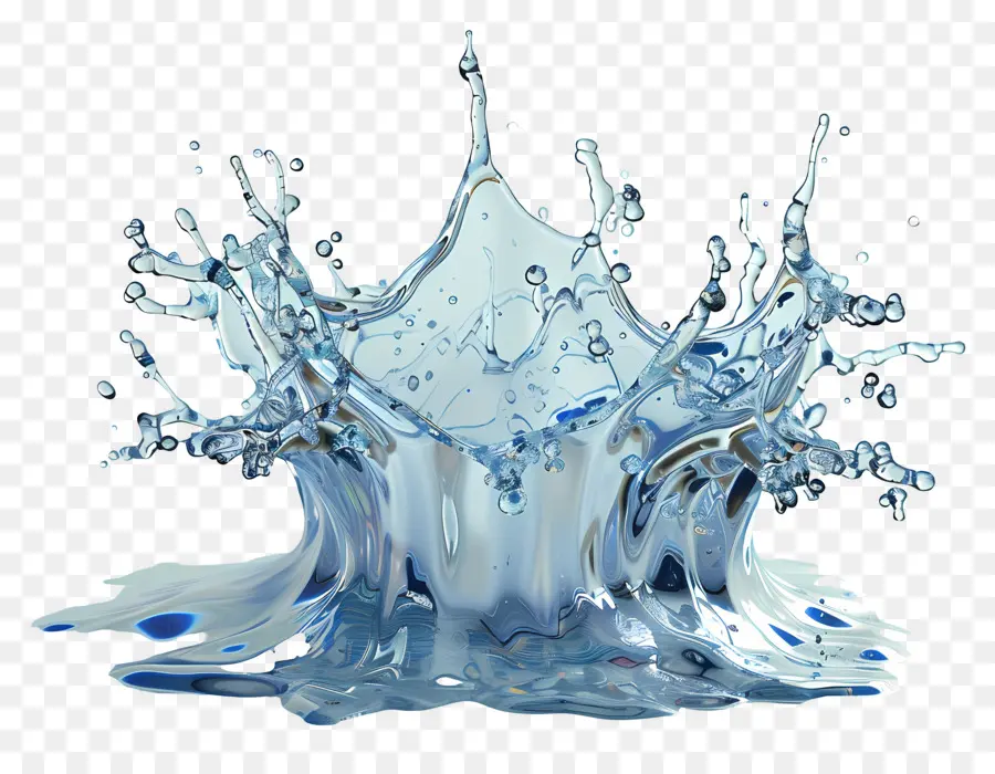 Eau éclaboussée De Glace，Éclaboussure D'eau PNG