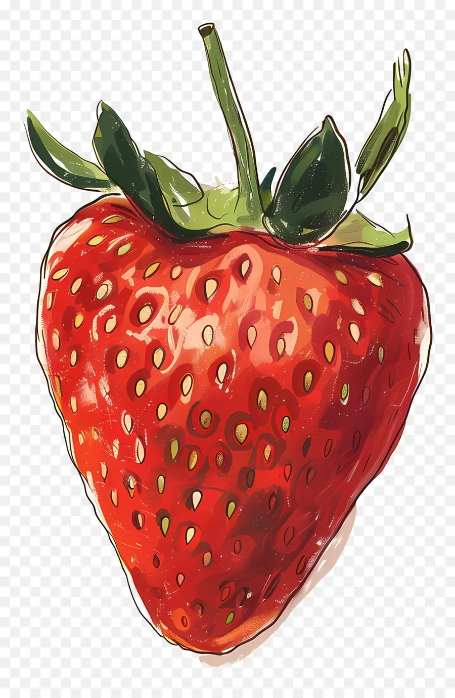 Fraise De Dessin Animé，Fraise PNG