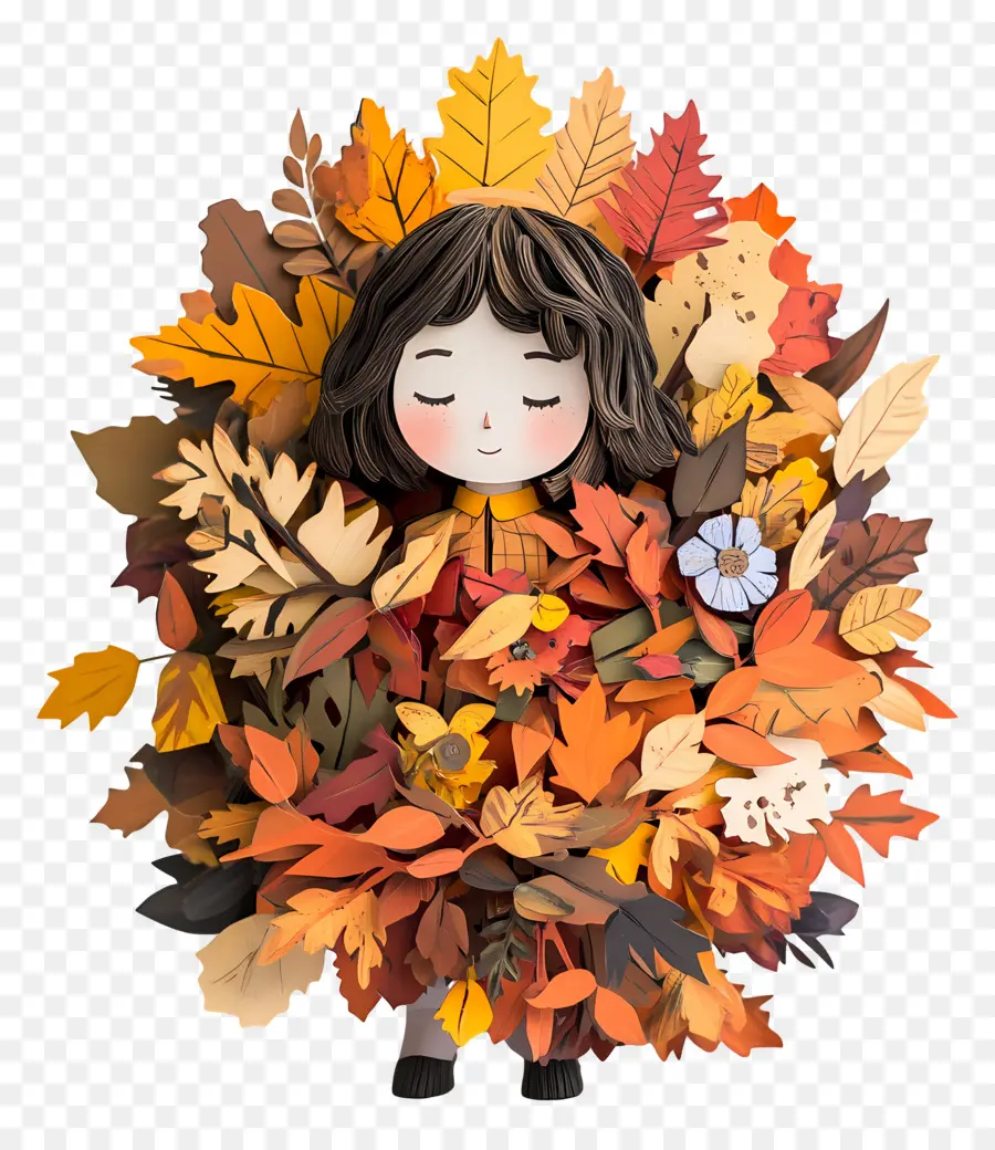 Guirlande D'automne，Feuilles D'automne PNG