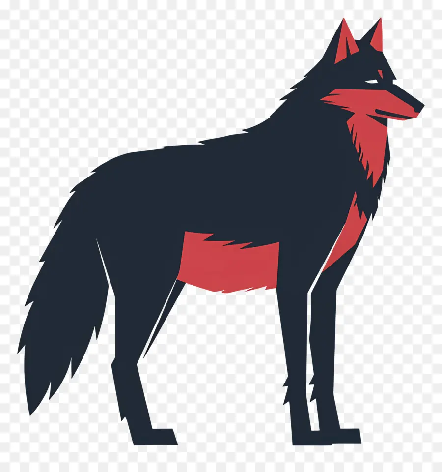 Loup，Renard Orange PNG