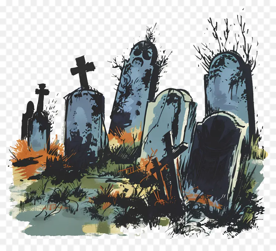 Cimetière De Zombies，Cimetière PNG