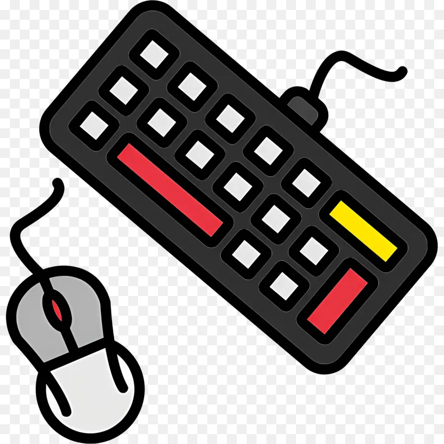 Clavier D'ordinateur，Clavier Et Souris PNG