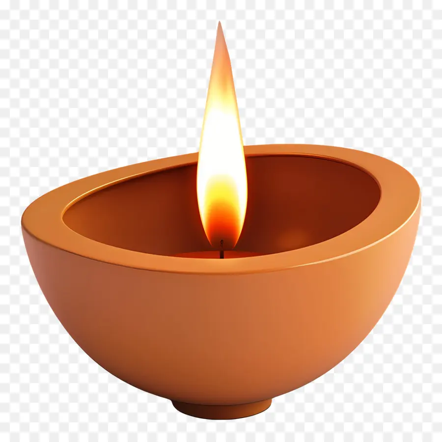 Lampe Diya，Bougie PNG