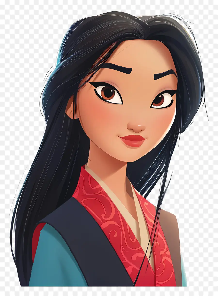 Princesse Mulan，Femme En Costume Traditionnel PNG